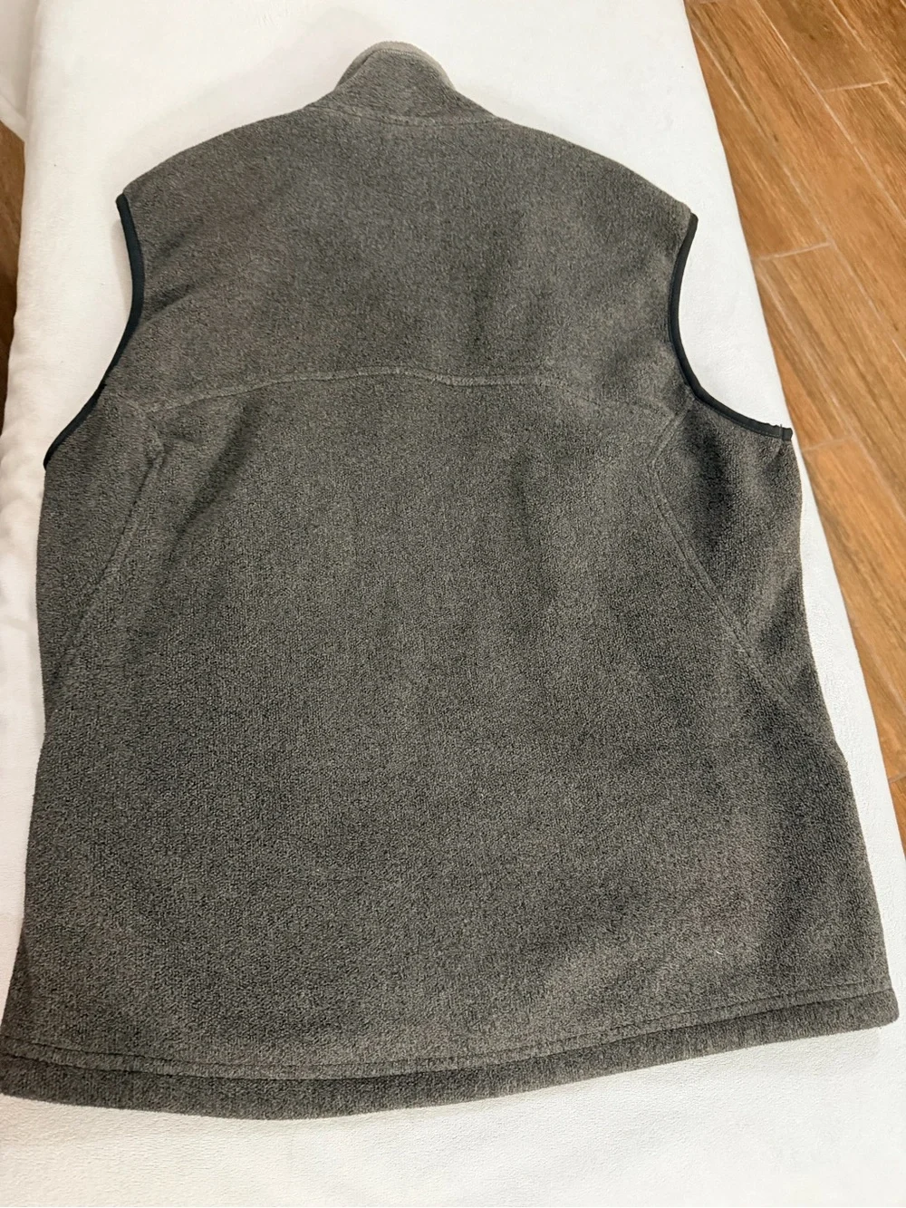 REI Men's Gray Fleece Vest - Full Zip